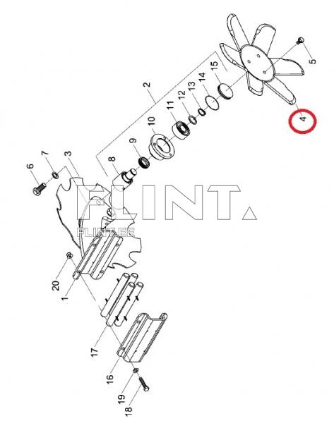 Disc 460x6mm HORSCH 00310892 (left)