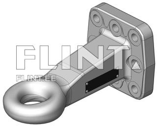Towing eye Scharmueller 00.652.40.0 (110x100) eye 50mm