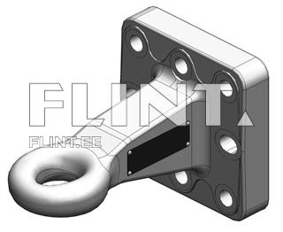 Towing eye Scharmüller 00.654.41.0 (145x145) eye 50mm Towing eye Scharmüller 00.654.41.0 (145x145) eye 50mm