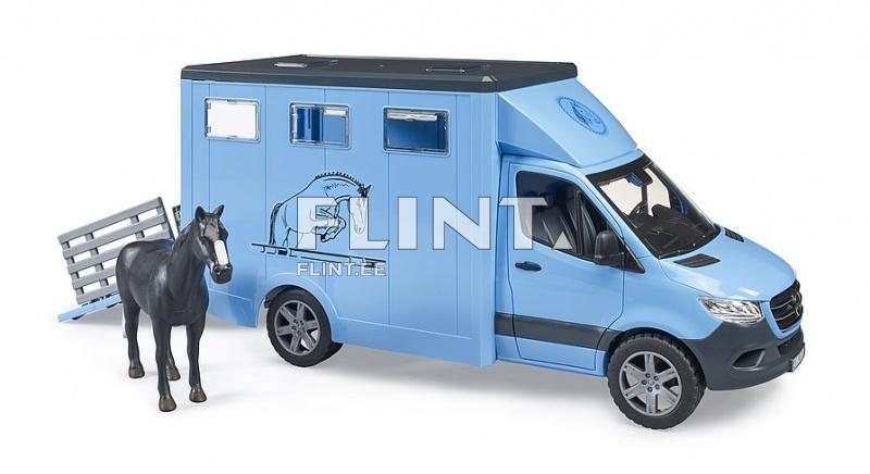 Hevoskuljetusauto MB Sprinter (45,5x17x22cm) Bruder Hevoskuljetusauto MB Sprinter (45,5x17x22cm) Bruder