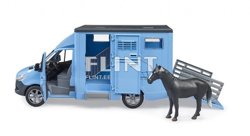 Hevoskuljetusauto MB Sprinter (45,5x17x22cm) Bruder Hevoskuljetusauto MB Sprinter (45,5x17x22cm) Bruder