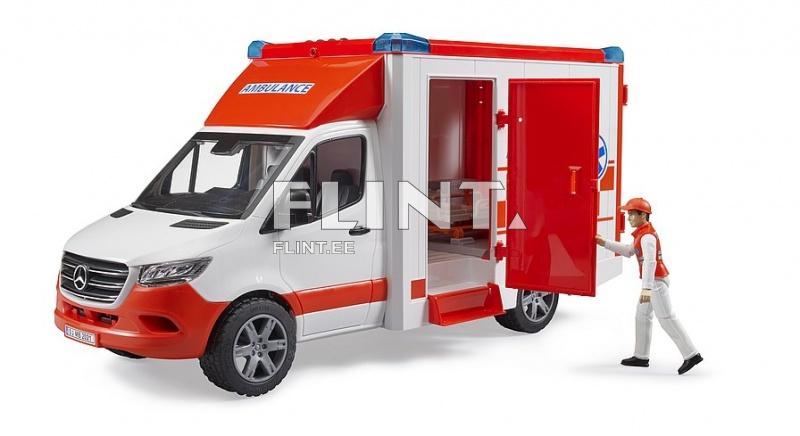Ambulanssi MB Sprinter (45,5x17x22cm) Bruder Ambulanssi MB Sprinter (45,5x17x22cm) Bruder
