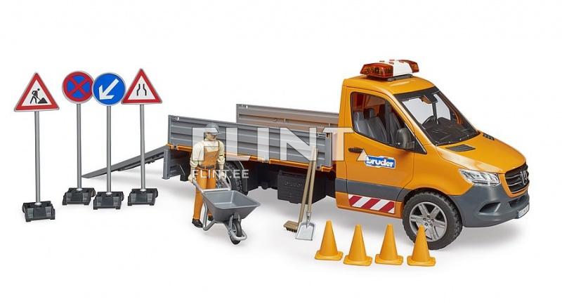 Tietyöautosetti MB Sprinter (40,8x18x18,8cm) Bruder Tietyöautosetti MB Sprinter (40,8x18x18,8cm) Bruder
