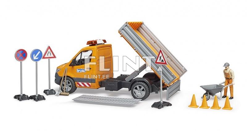 Tietyöautosetti MB Sprinter (40,8x18x18,8cm) Bruder Tietyöautosetti MB Sprinter (40,8x18x18,8cm) Bruder