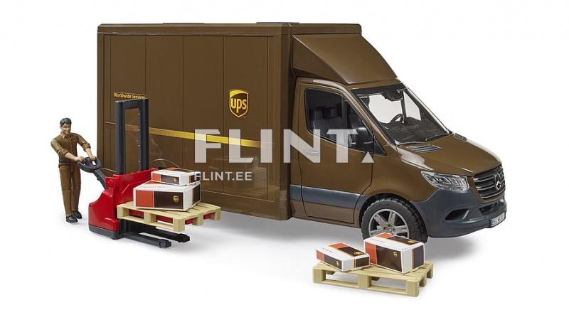 UPS MB Sprinter + kuljettaja (45,5x17x22cm) Bruder UPS MB Sprinter + kuljettaja (45,5x17x22cm) Bruder