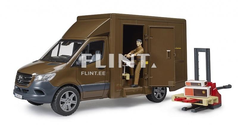 UPS MB Sprinter + kuljettaja (45,5x17x22cm) Bruder UPS MB Sprinter + kuljettaja (45,5x17x22cm) Bruder