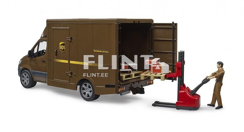 UPS MB Sprinter + kuljettaja (45,5x17x22cm) Bruder UPS MB Sprinter + kuljettaja (45,5x17x22cm) Bruder