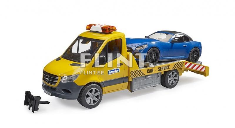 Hinausauto MB Sprinter (50x17,2x18,5cm) + Roadster Bruder Hinausauto MB Sprinter (50x17,2x18,5cm) + Roadster Bruder