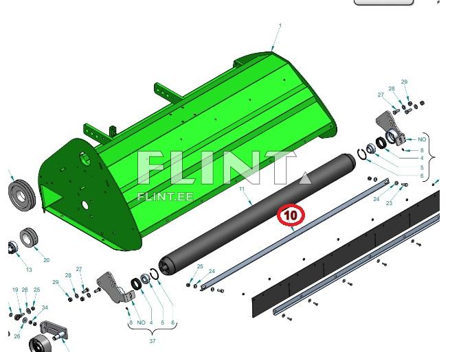 Tagarulli vinkeltera Fox 1400 / FOX S 1400 (05045035)