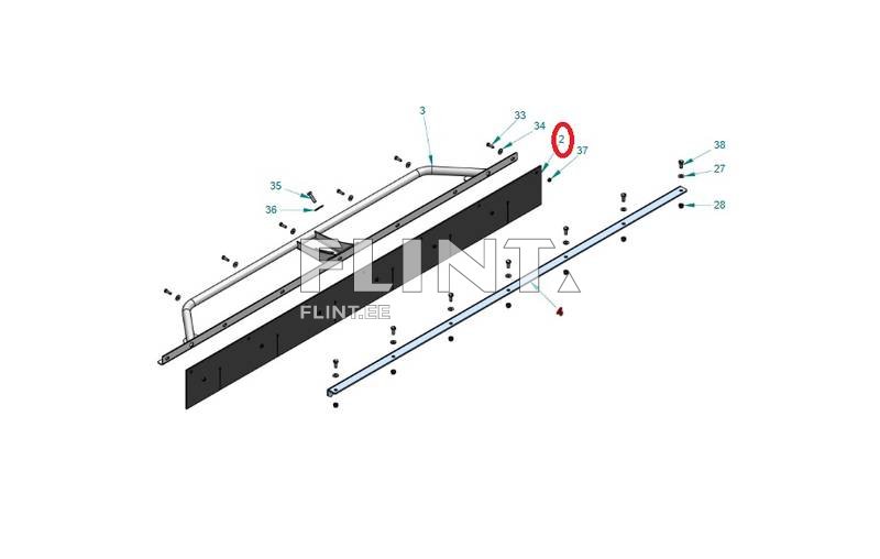 Rubber guard Kubota Peruzzo (05050792)