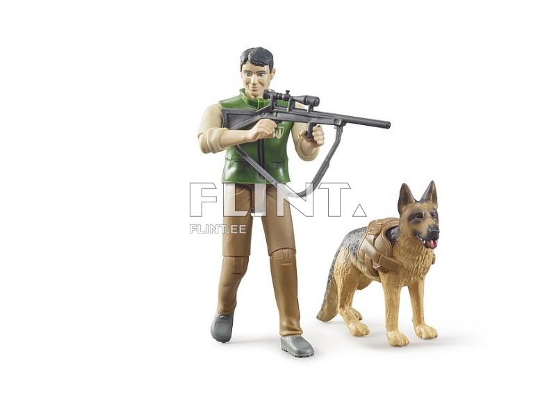 Forest ranger with dog and equipment Bruder Forest ranger with dog and equipment Bruder