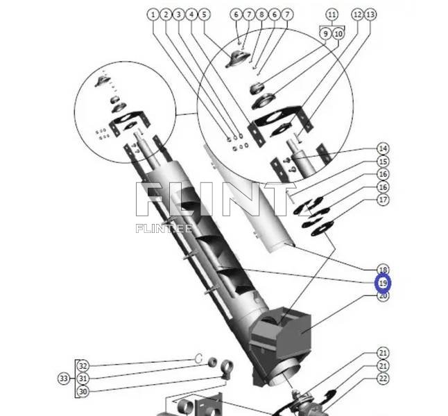 Auger 101.01.47.020 (Vector, Acros)