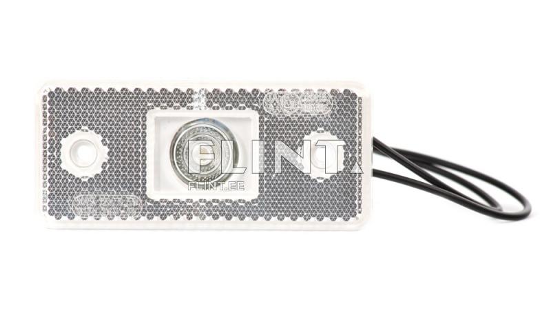Front position lamp white W17d 116x46x21 mm Front position lamp white W17d 116x46x21 mm