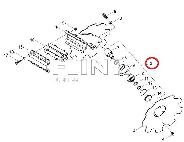 Bearing HORSCH 23246700 (3hole)