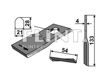 Tera JF-Stoll 1380-0046 vasak (134x55x4; ava 28x21mm)
