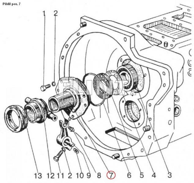 Bearing case 50-1601172A