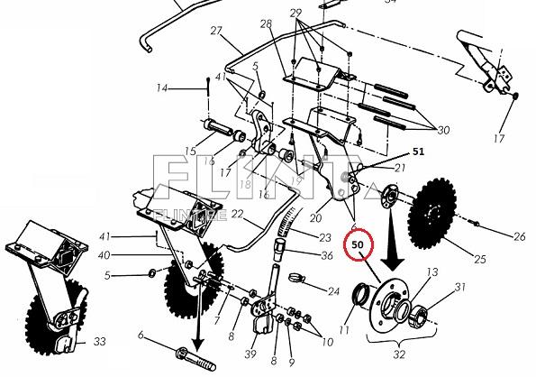 Disc hub Väderstad 413930/425195