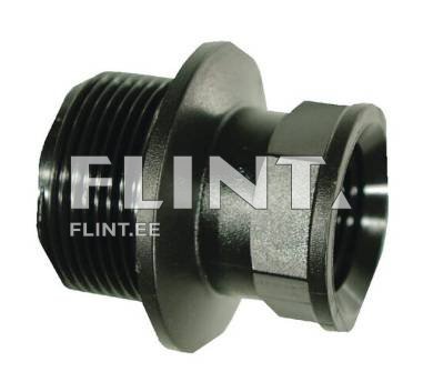 Double niplle 2" oputer thread - 1 1/4" inner thread ARAG