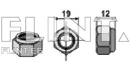 Bolt+nut M12x1,75/10,9 (Kvern, Taarup) 56403000 Bolt+nut M12x1,75/10,9 (Kvern, Taarup) 56403000