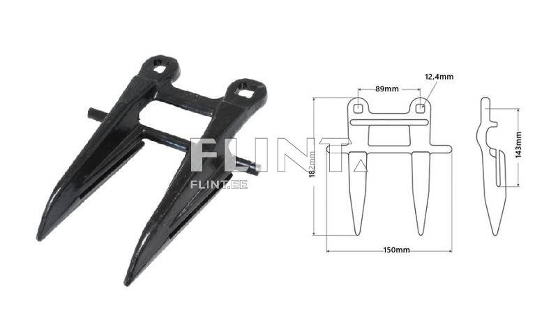 Kaksiksõrg MacDon 286315 (FD2 PLUS, D2/FM200, FD2/FM200)