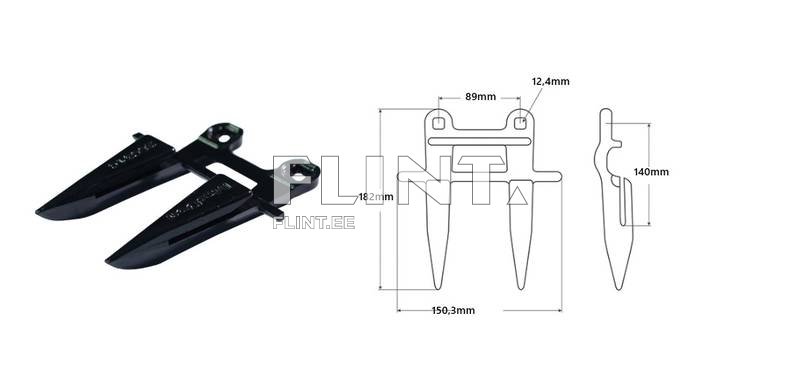 Double finger MacDon 286316