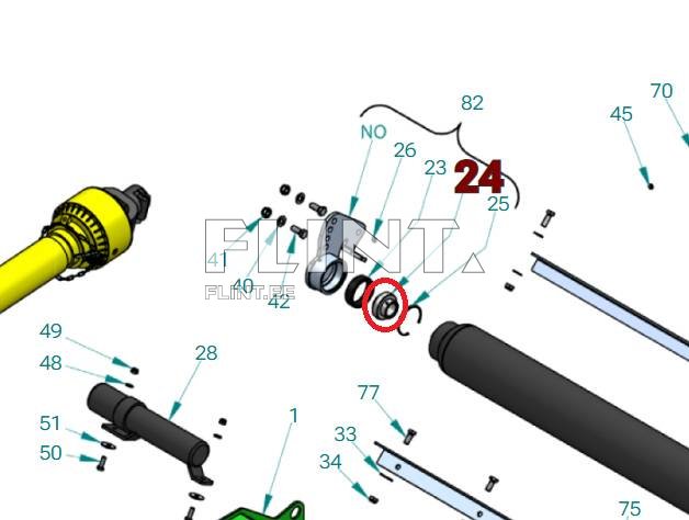 Tugirulli laager Peruzzo ELK SB-206 (32010011)