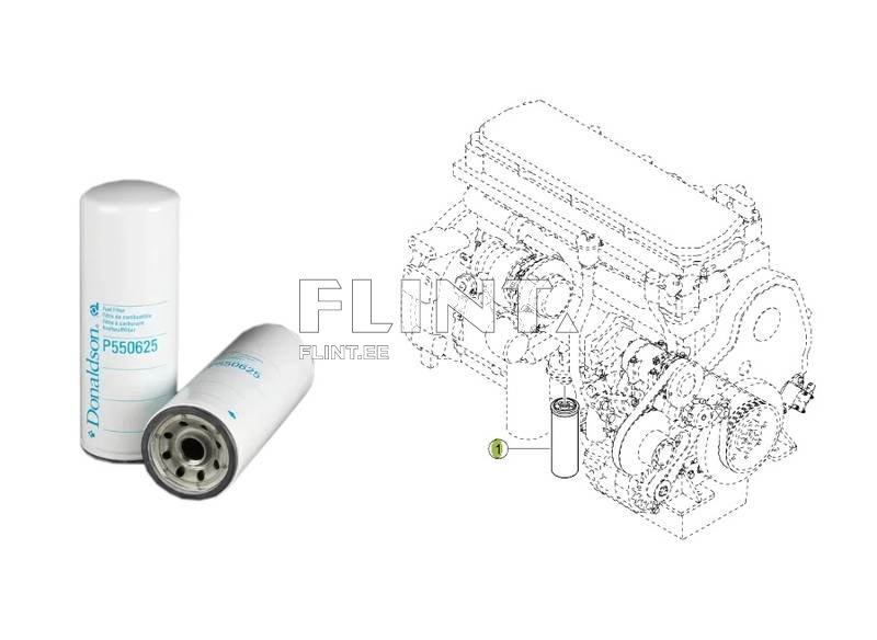 Kütusefilter Claas 3632040 (SN 55429)