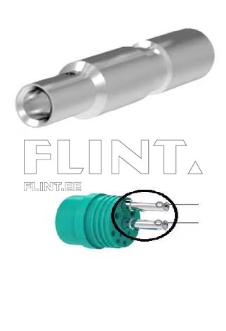 Contact pin male female 6mm²