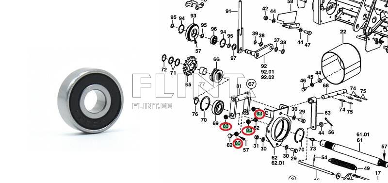 Bearing Pöttinger 400.036