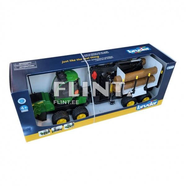 Kuormatraktori John Deere 1210E (64x16,4x22,5cm) Bruder Kuormatraktori John Deere 1210E (64x16,4x22,5cm) Bruder