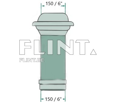 Liitmik (sisemine) 150mm (6&quot;) Berselli