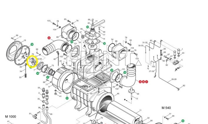 Õlipump Jurop 4024251000 (parem)
