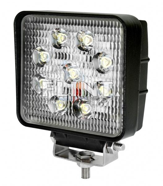 Work light LED 27W/60°; 1800 lm; (9x3W/floodlight, square) Work light LED 27W/60°; 1800 lm; (9x3W/floodlight, square)