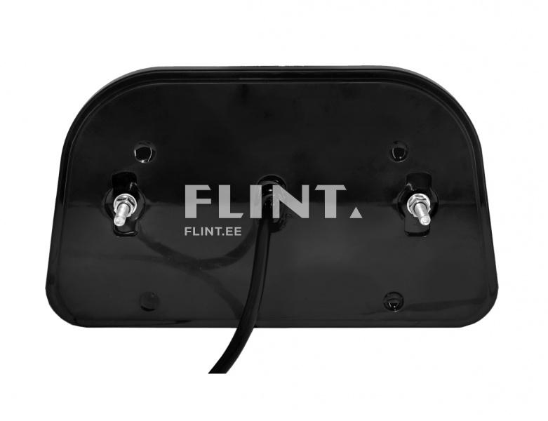 Tail light LED 12/24V; (left) number plate, fog lamp; 241x140x44mm