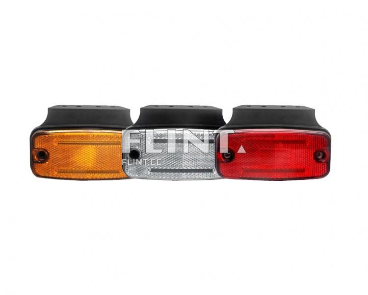 Side marker light LED with reflex reflector, 12-24V; R3, R10, R91 (red)