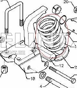 Spring 14x97x202 (3298469) LEMKEN RUBIN Spring 14x97x202 (3298469) LEMKEN RUBIN