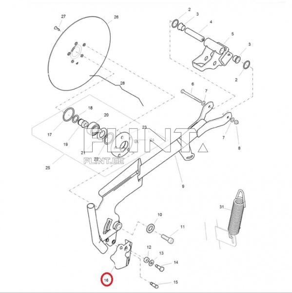 Furrow former Amazone 207522 (AD-P, Cirrus)