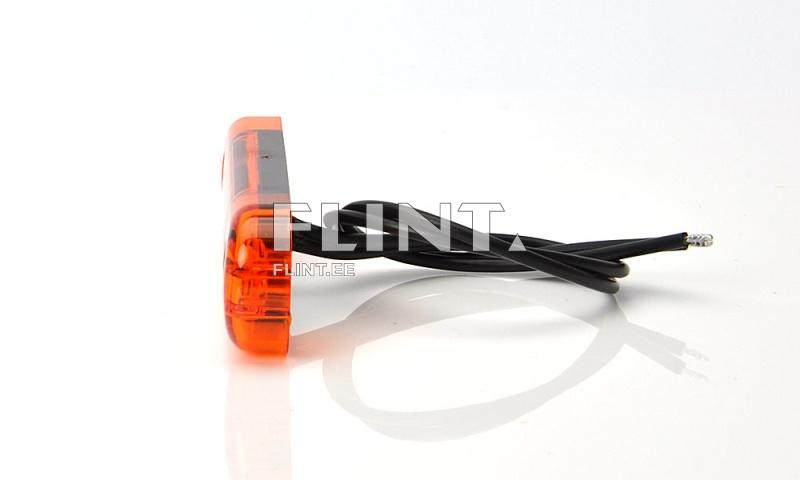 Side marker lamp yellow W97.1 3 LED - SLIM VERSION 12-24V 84x24x10 mm