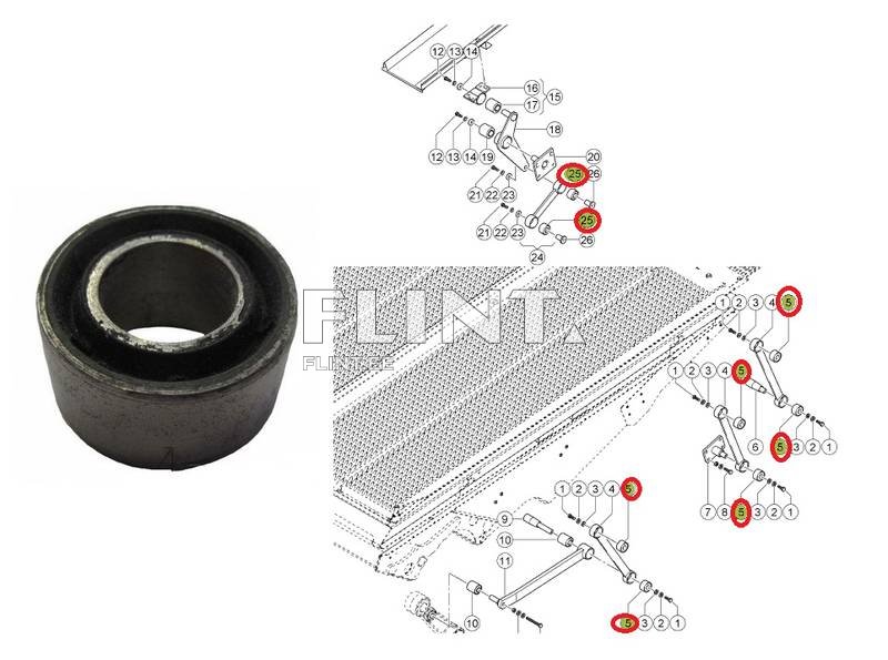 Claas puks 751251.0 (18x40x25mm)