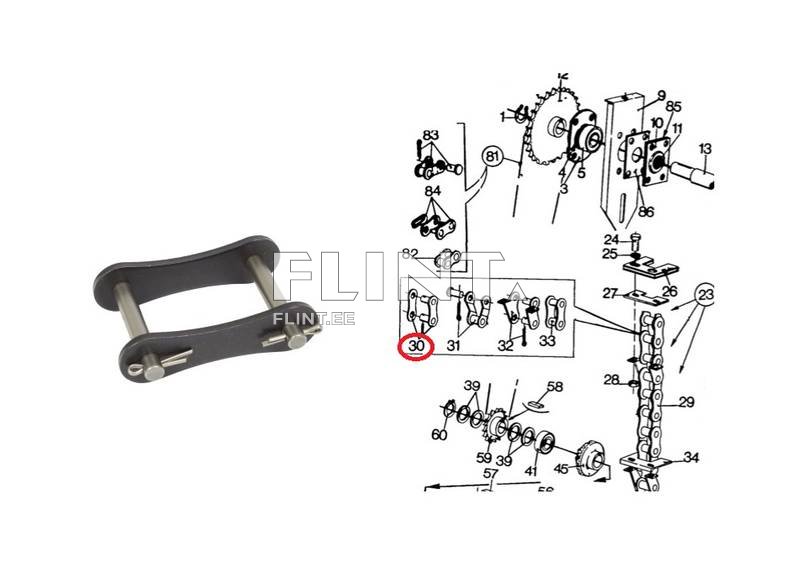 Ketilukk New Holland 80230029 (kett S55)
