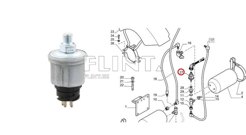 Andur New Holland 87564377 (VDO)