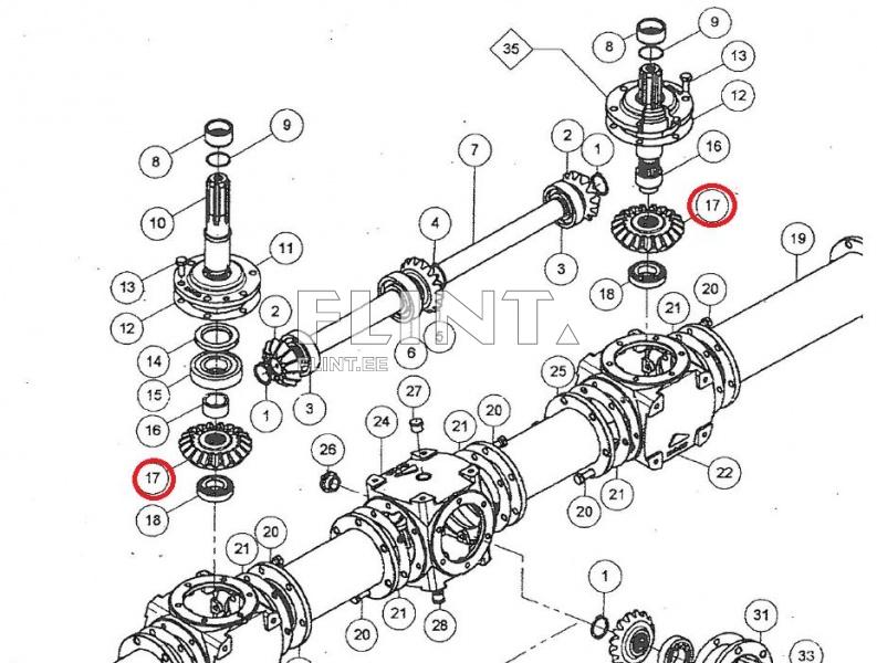 Bevel gear 9477 z20 hole 40mm