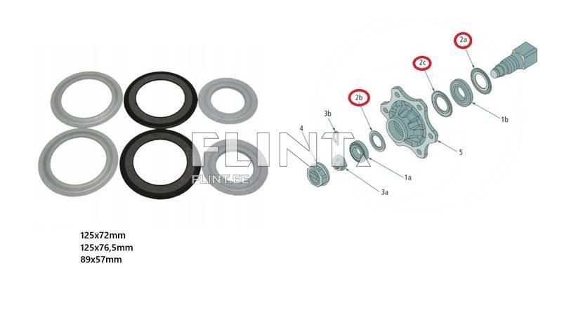 Tihendite komplekt ADR 9RNQI