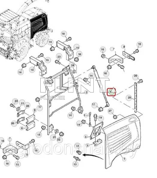 Gaasiamort 700N John Deere AZ101656