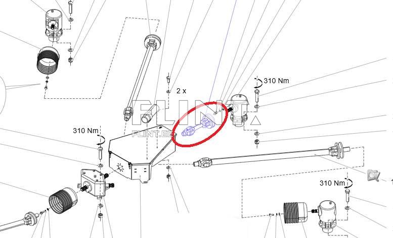 PTO shaft Bednar KM190066