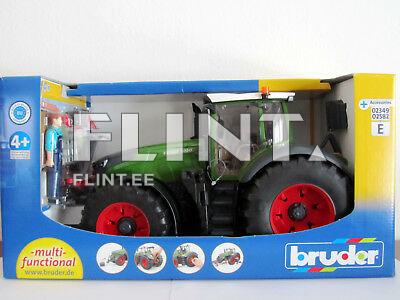 Traktori Fendt 1050 Vario (45,6x19,8x22,5) + mekaanikko ja renkaanvaihtosarja Bruder