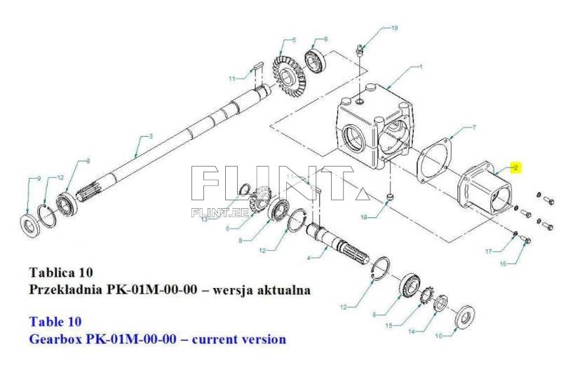 Reduktori korpus Sipma Z-279 Classic (PK-01M00-02A)