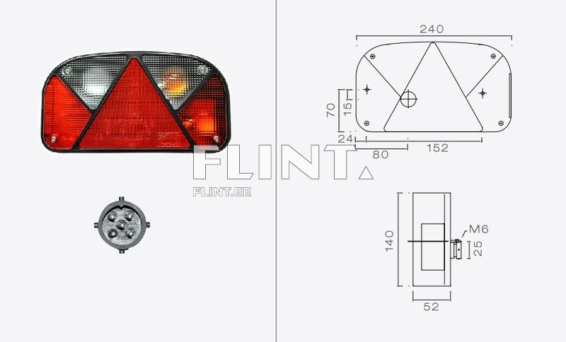 Tail light Aspöck Multipoint 2, right