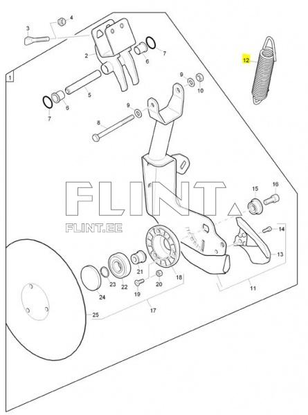 Spring Amazone HA134 (220x33x5,5)
