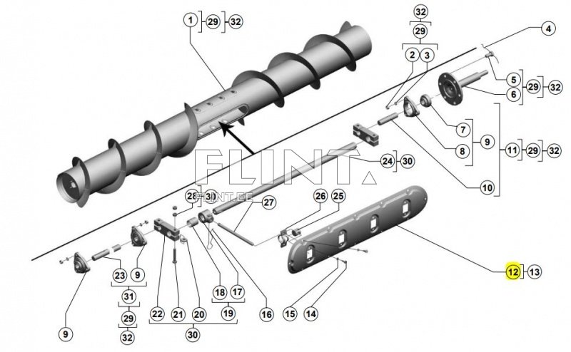 Kaksikteo plekk DON 3518050-14034 RSM